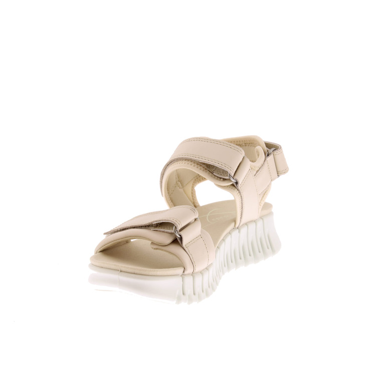 Ecco sandalen ecru 3