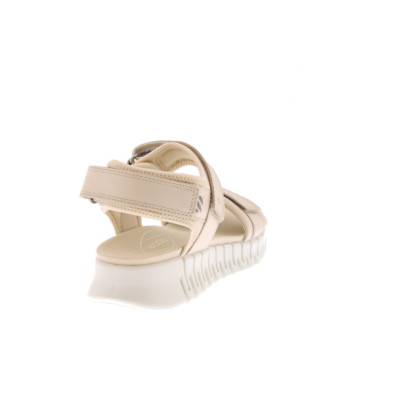 Ecco sandalen ecru 4