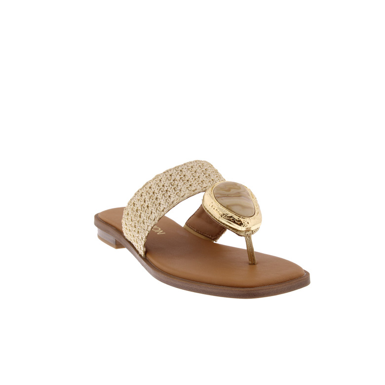Noa Harmon slippers goud 2