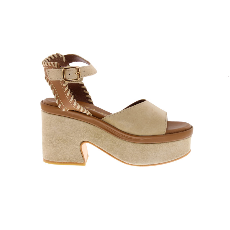 Janet & Janet sandalen beige 1