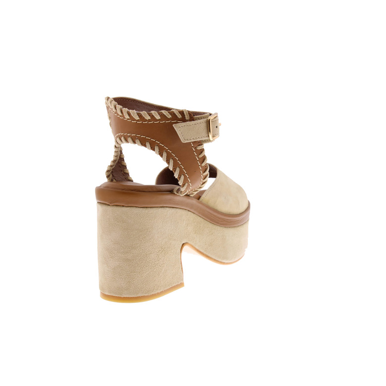 Janet & Janet sandalen beige 4