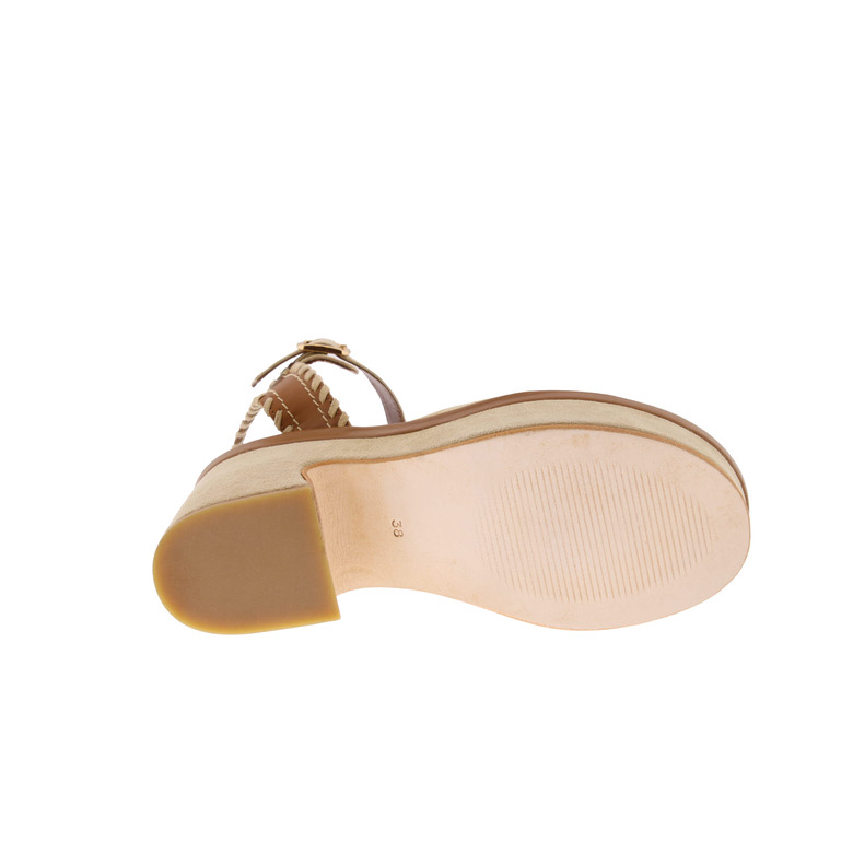 Janet & Janet sandalen beige 5