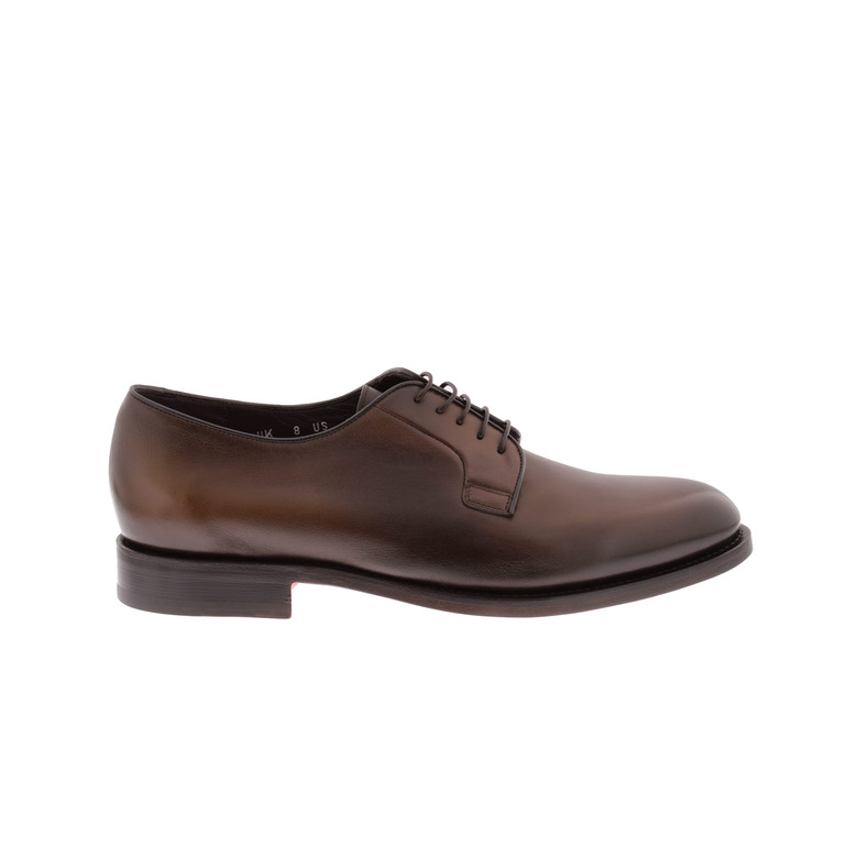 Santoni schnürschuhe braun 1