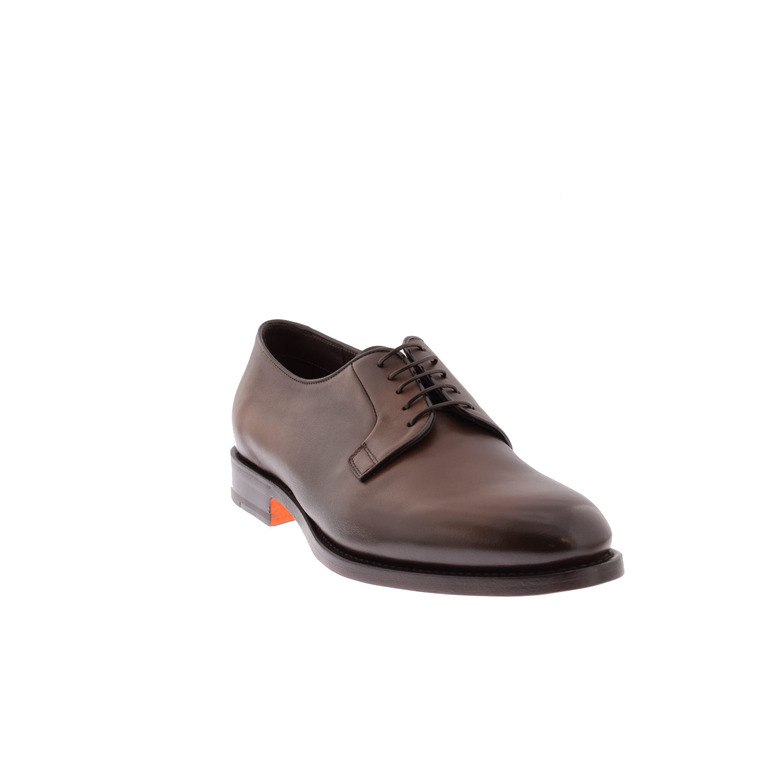 Santoni schnürschuhe braun 2