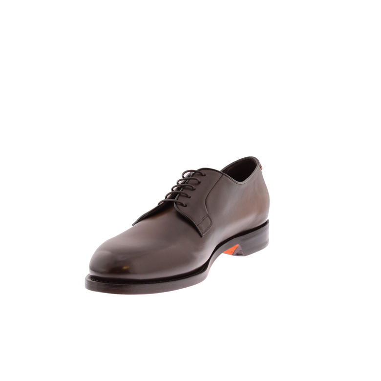 Santoni schnürschuhe braun 3