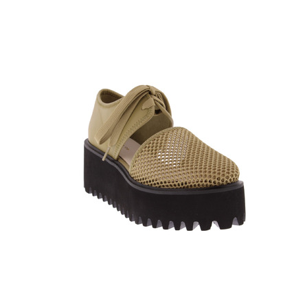 All Black sandalen taupe