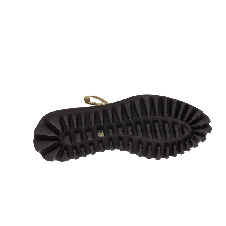 All Black sandalen taupe 5