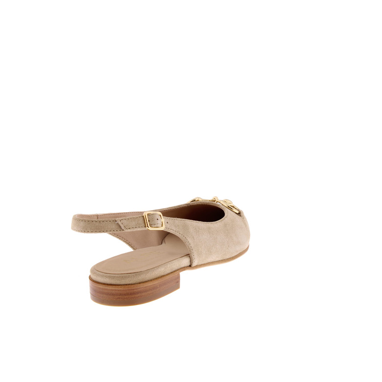 Alpe slingbacks beige 4