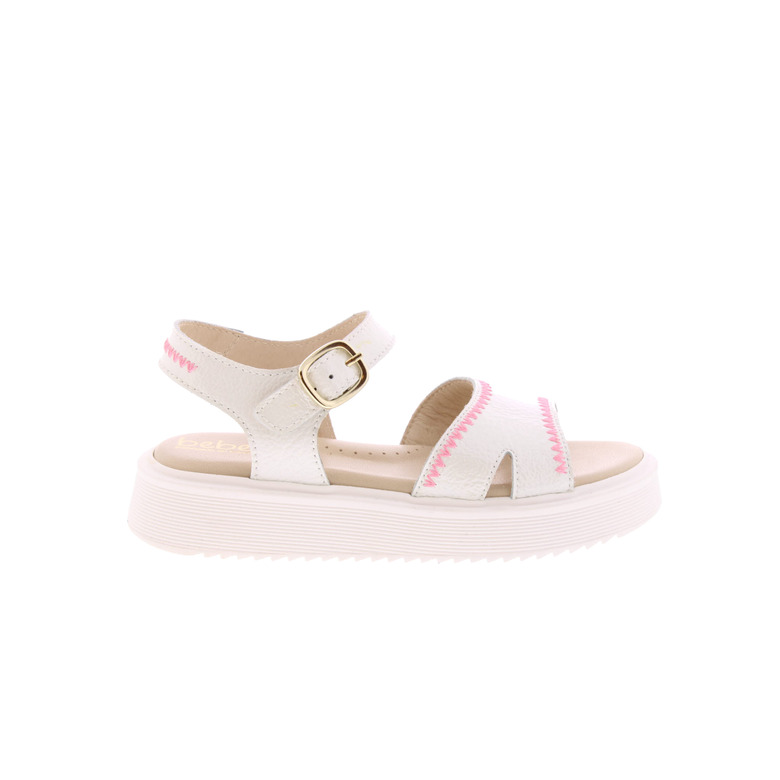 Beberlis sandalen wit 1
