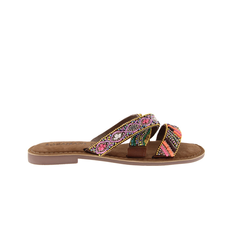 Lazamani slippers multi color 1