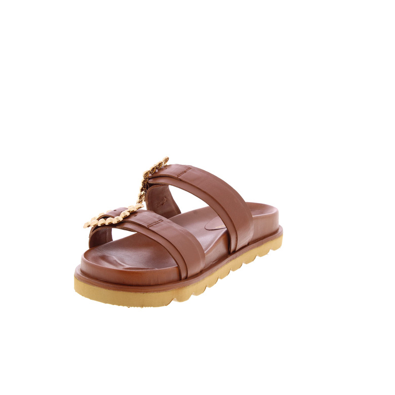 Riverwoods slippers cognac 3