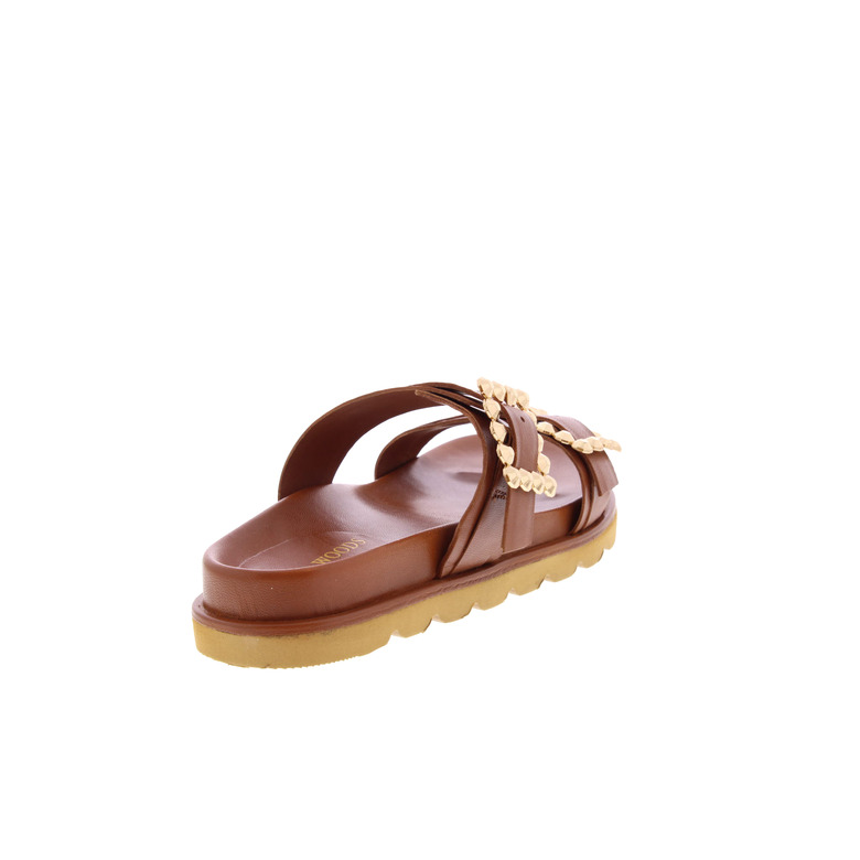 Riverwoods slippers cognac 4
