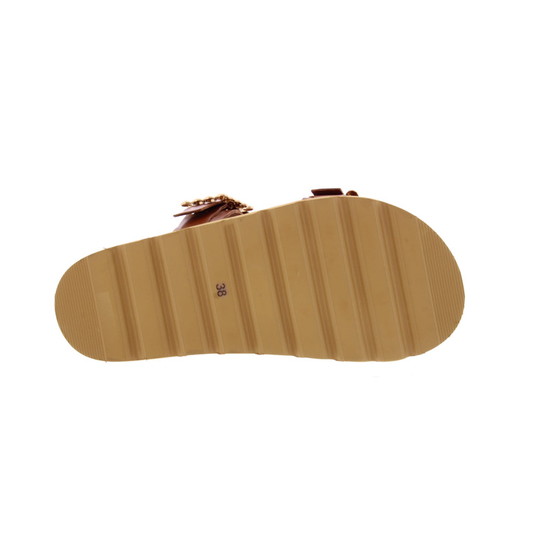 Riverwoods slippers cognac 5