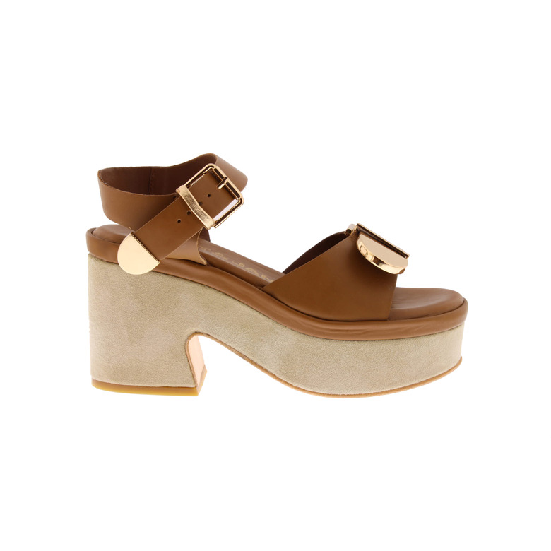 Janet & Janet sandales cognac 1