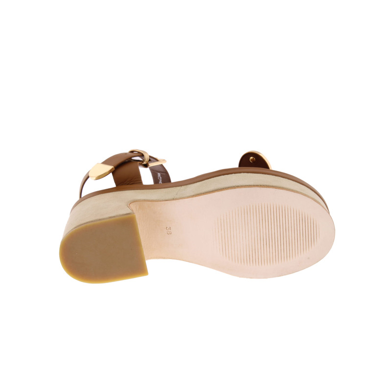Janet & Janet sandales cognac 5