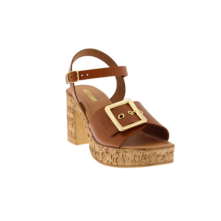 Sweet Lemon sandalen cognac