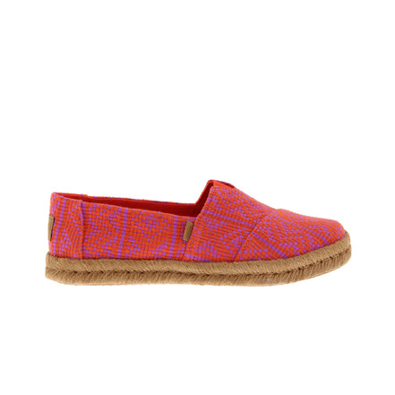 Toms espadrilles rood