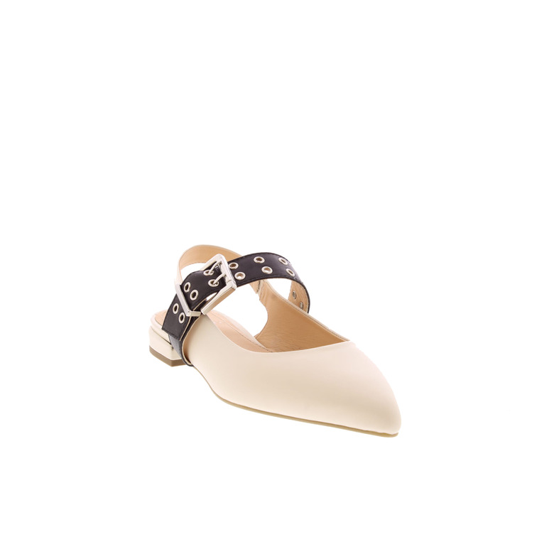 Qusheli slingbacks ecru 2