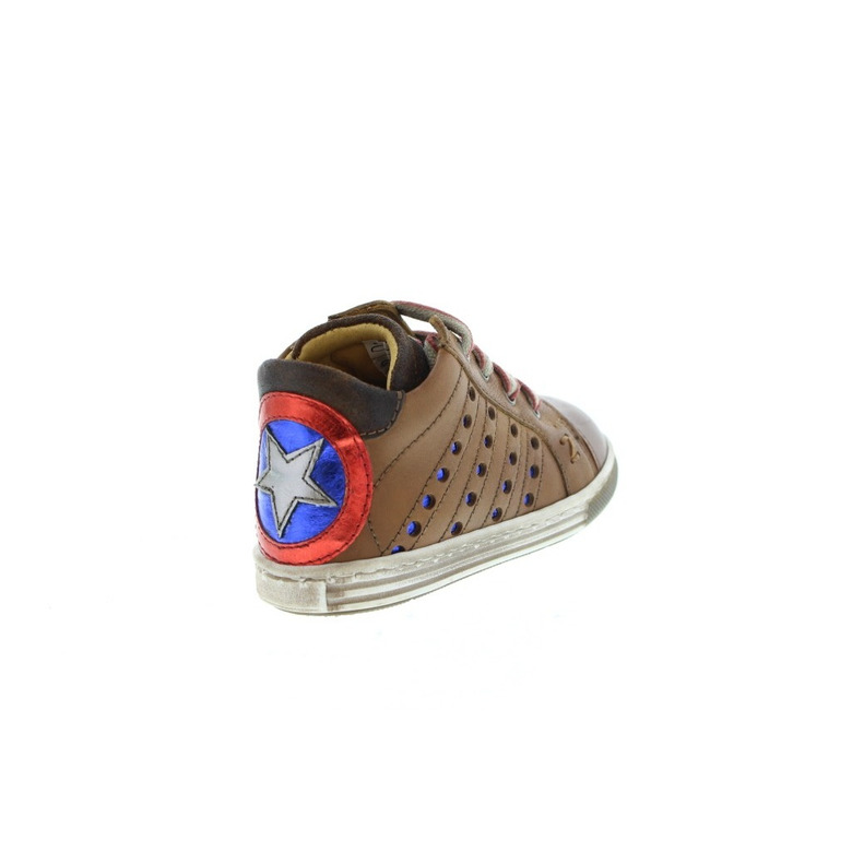 Zecchino D'oro Jongens veterschoenen cognac 4