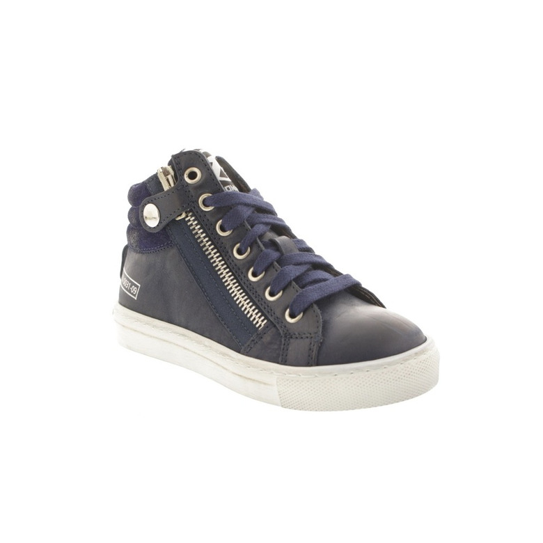 Momino hoge schoenen blauw 2