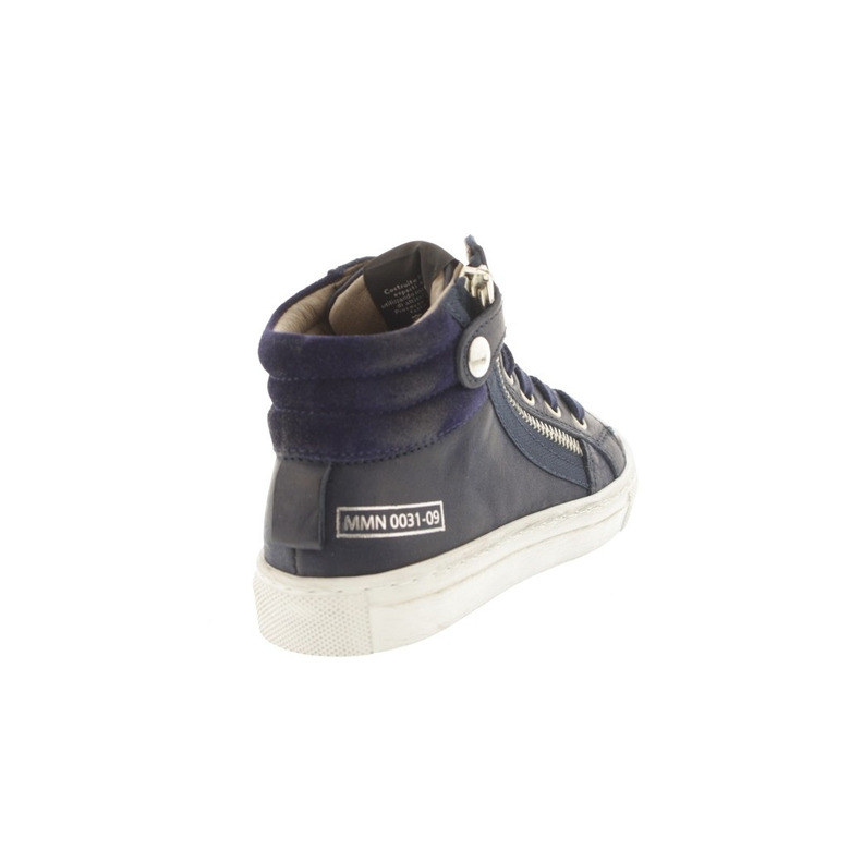 Momino hoge schoenen blauw 4