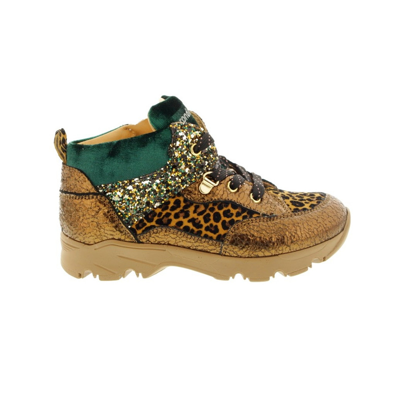 Rondinella Meisjes veterschoenen print 1