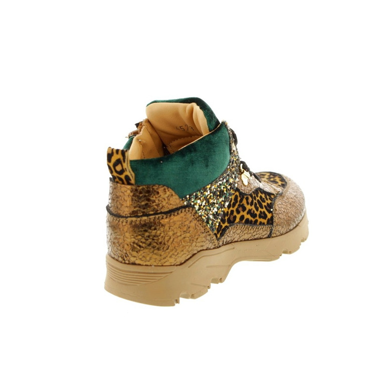 Rondinella Meisjes veterschoenen print 4