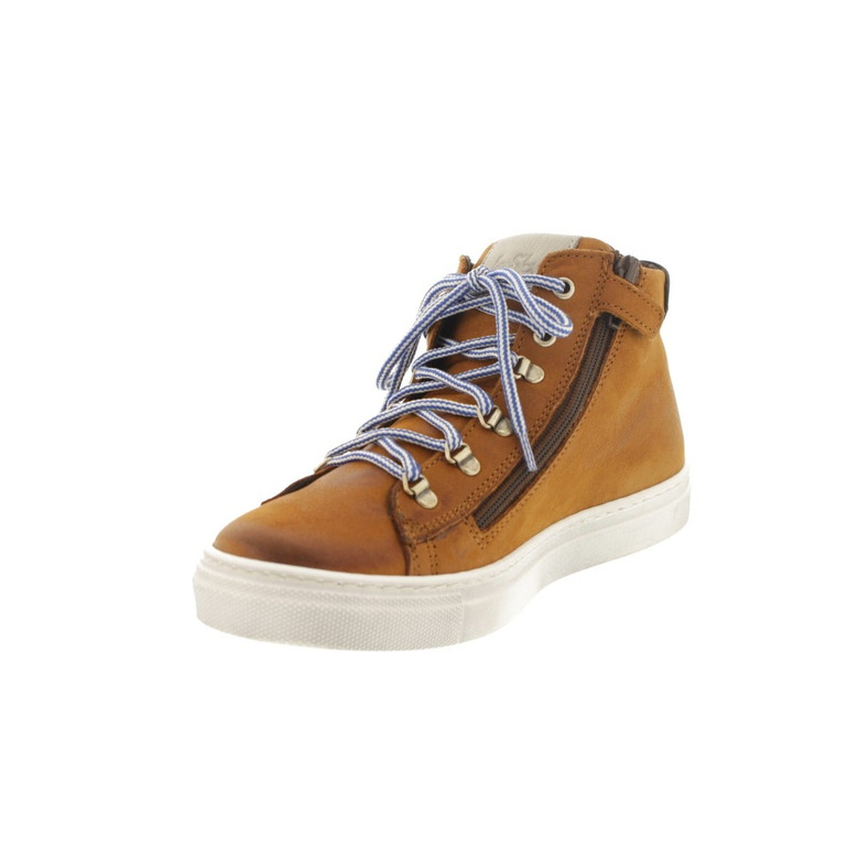 Freesby hoge schoenen cognac 3