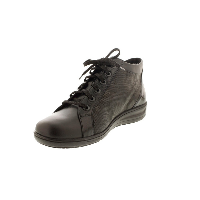 Solidus veterschoenen zwart 3