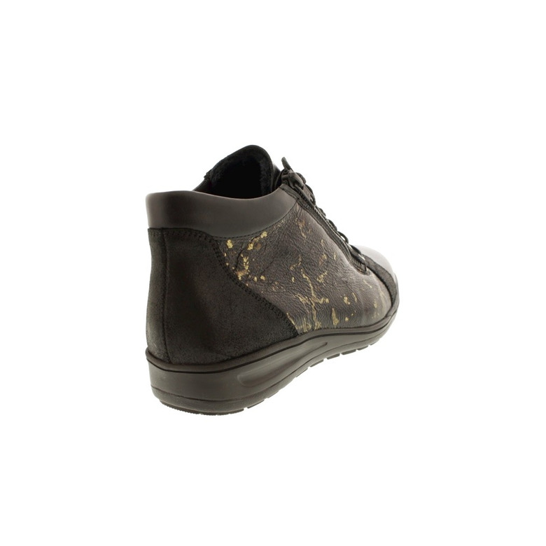 Solidus veterschoenen zwart 4