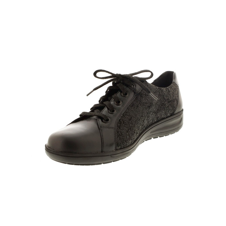 Solidus veterschoenen zwart 3