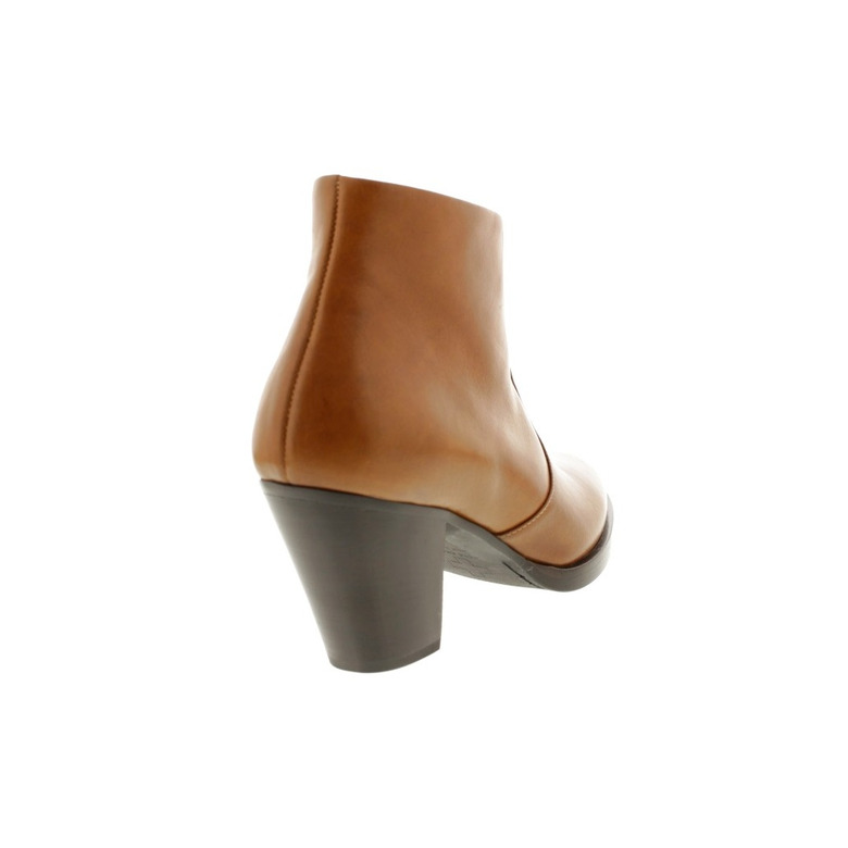 A.f.vandevorst enkellaarsjes cognac 4