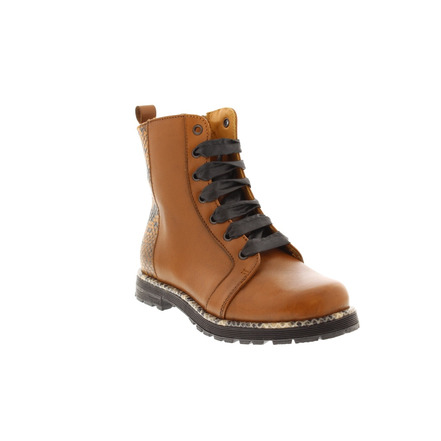 Rondinella hoge schoenen cognac
