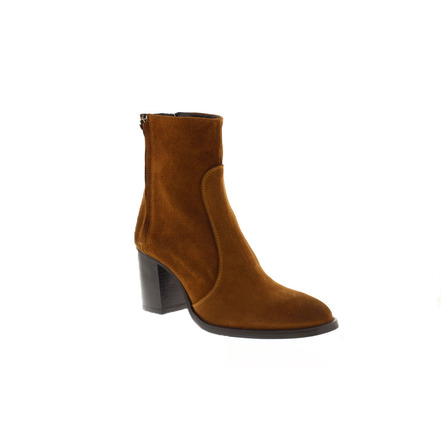 Hip enkellaarsjes bruin