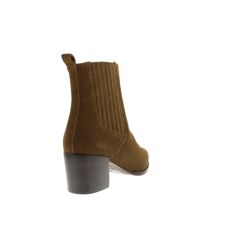 Steven New York enkellaarsjes bruin 4