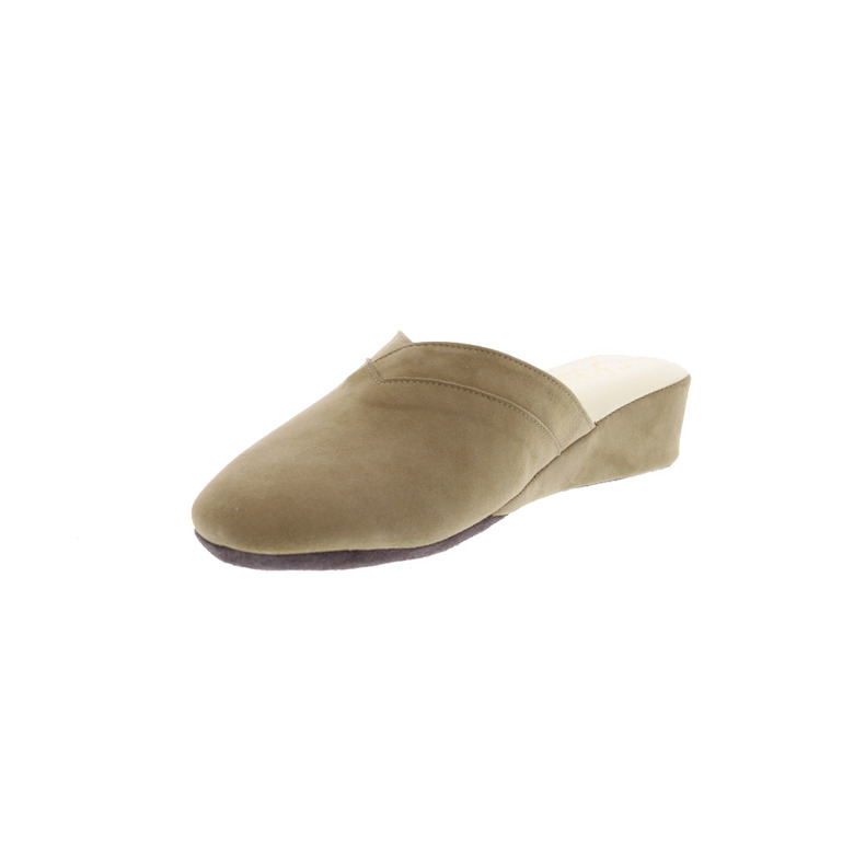 Crb pantoffels taupe 3