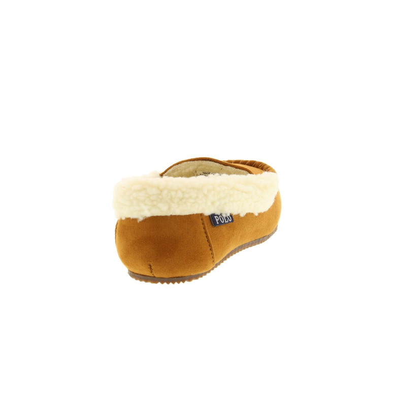 Ralph Lauren pantoffels cognac 4