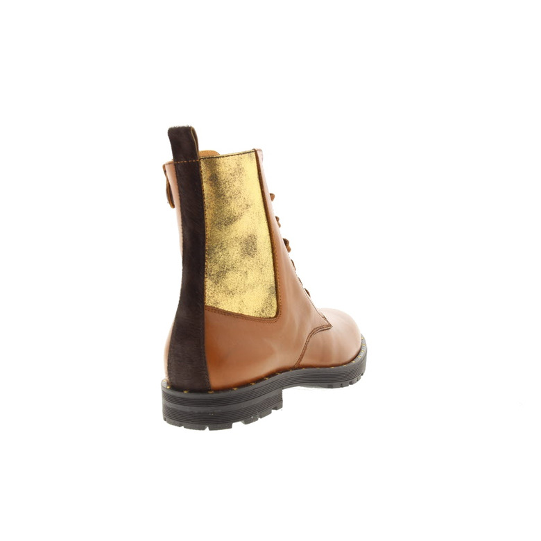 Rondinella hoge schoenen cognac 4