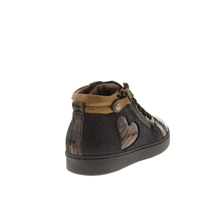 Stones And Bones hoge schoenen zwart 4