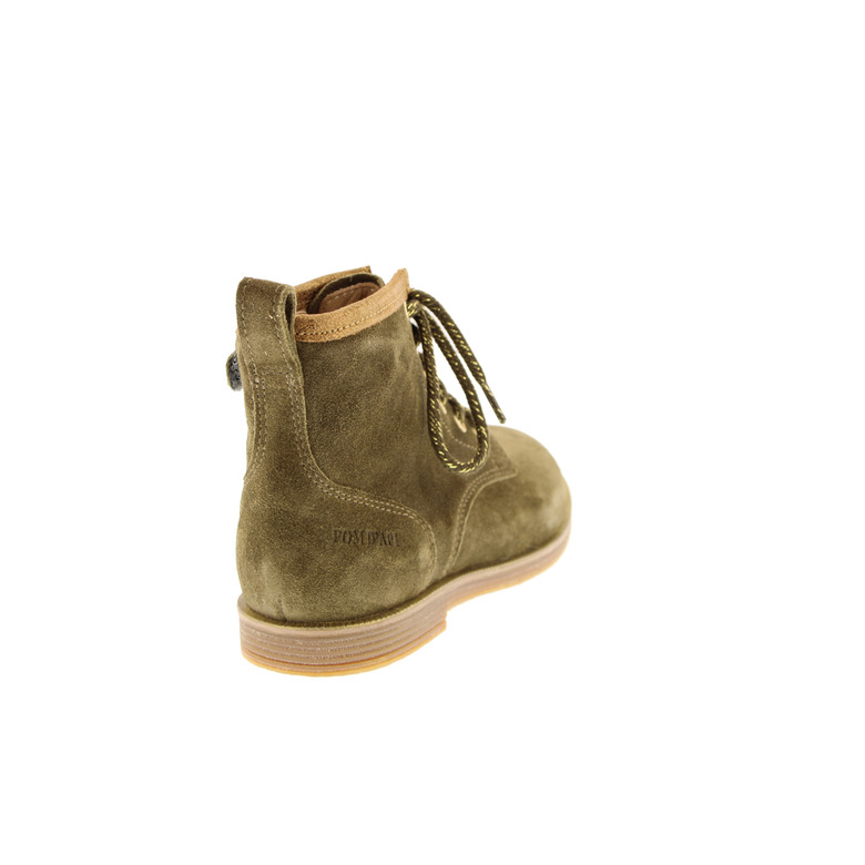Pom D'api chaussures hautes vert kaki 4