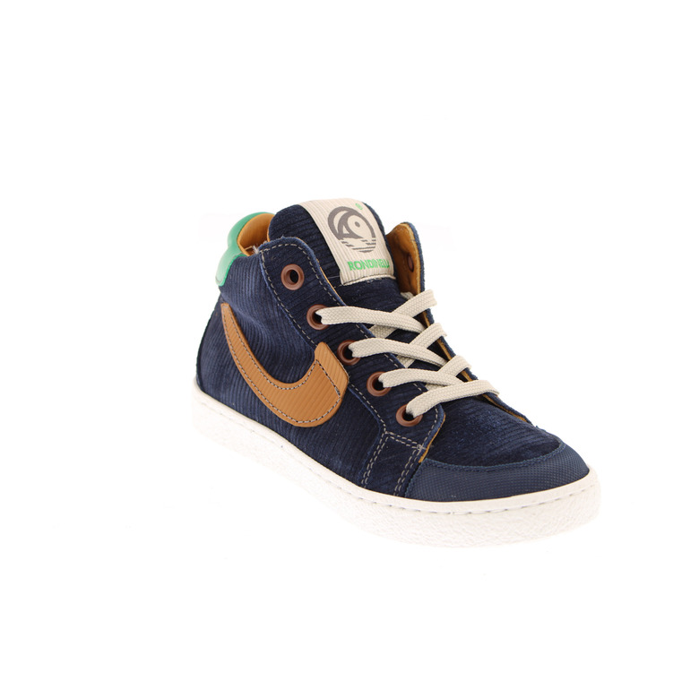 Rondinella hoge schoenen blauw 2
