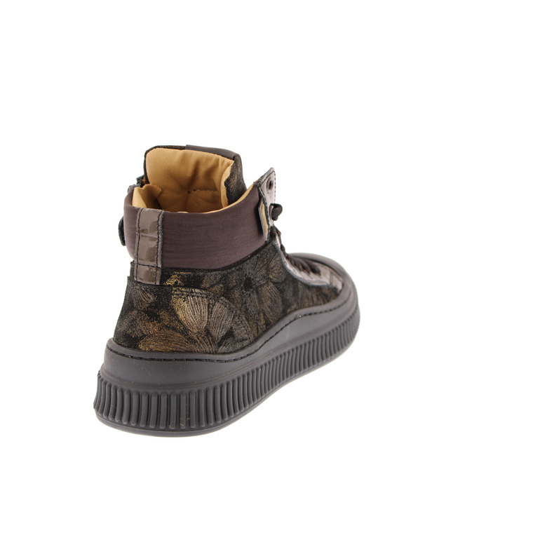 Stones And Bones hoge schoenen brons 4