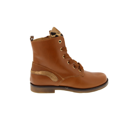 Stones And Bones hoge schoenen cognac