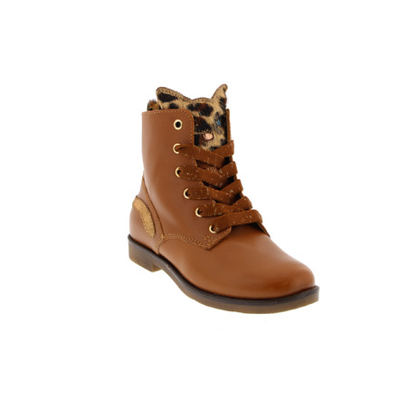 Stones And Bones hoge schoenen cognac
