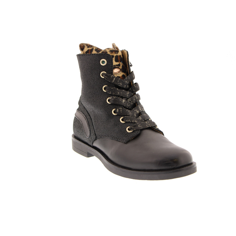 Stones And Bones hoge schoenen zwart 2