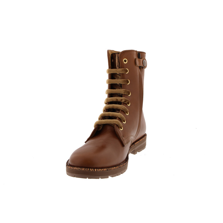 Zecchino D'oro hoge schoenen cognac 3