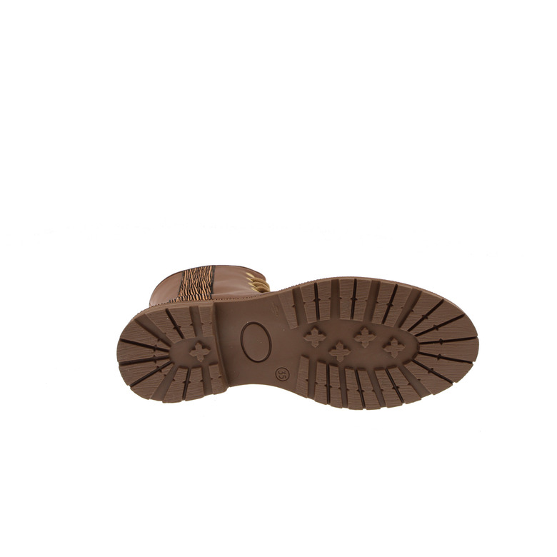 Zecchino D'oro hoge schoenen cognac 5