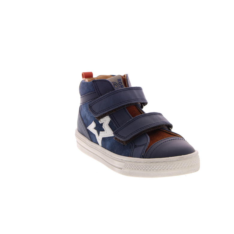 Franco Romagnoli hoge schoenen blauw 2