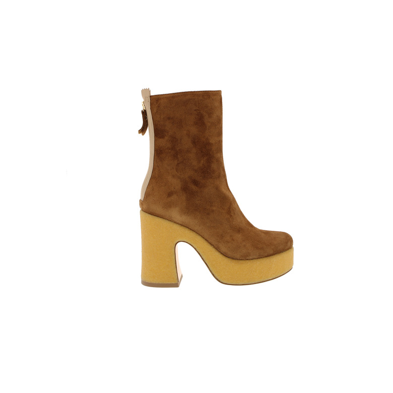 Agl stiefelette cognac