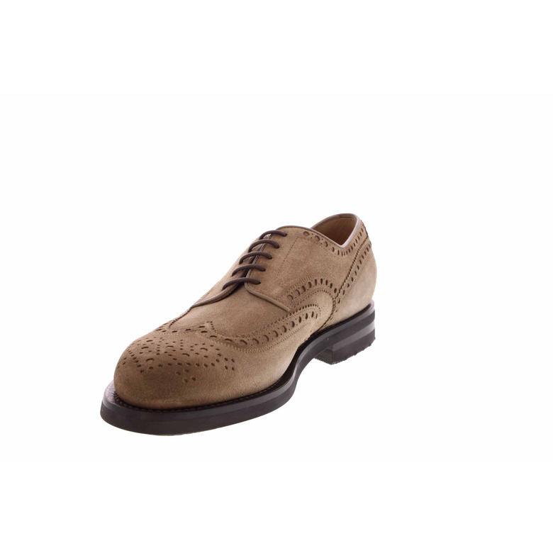 Santoni schnürschuhe taupe 3